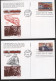 UX307-311 Postal Cards TRAINS FDC Artmaster 1999 - 1981-00