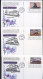 UX307-311 Postal Cards TRAINS FDC Houses Of Farnham 1999 - 1981-00