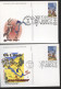 UX314 4 Postal Cards WILE E. COYOTE & ROAD RUNNER FDC 2000 - 1981-00