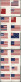 UX320a-36a Postal Cards 5 Sheetlets Of Four STARS AND STRIPES 2000 Cat.$38.00 - 1981-00