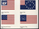 Delcampe - UX320a-36a Postal Cards 5 Sheetlets Of Four STARS AND STRIPES 2000 Cat.$38.00 - 1981-00