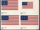 Delcampe - UX320a-36a Postal Cards 5 Sheetlets Of Four STARS AND STRIPES 2000 Cat.$38.00 - 1981-00