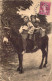 Ane Et Deux Enfants Sur Le Dos - Carte Postale Ancienne - Donkeys