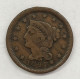 USA  U.s.a. 1 CENT 1847 Km#67 E.684 - 1840-1857: Braided Hair (Capelli Intrecciati)