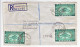 KENYA UGANDA TANZANIA   R-Brief  Registered Cover   Lettre Recomm. 1965 Nanyuki To Nairobi - Kenya, Ouganda & Tanzanie