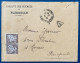 1910 Lettre De MARSEILLE Sans Timbre Donc Taxée En Arrivée Avec N°4 10c Brun En Paire Pour MONACO Rare ! - Postage Due