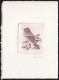 BELGIUM(1990) Common Chaffinch (Fringilla Coelebs). Die Proof In Violet-brown Signed By The Engraver. Scott No 1230. - Proeven & Herdruk