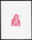 BELGIUM(1991) Madonna & Child Icon. Die Proof In Violet Signed By The Engraver. Scott No 1424.  - Proeven & Herdruk