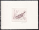 BELGIUM(1990) Three-spined Stickleback (Gasterosteus Aculeatus). Die Proof In Brown Signed By The Engraver. Scott 1386 - Proeven & Herdruk