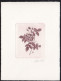 BELGIUM(1990) Maria Leonida Rose. Die Proof In Violet-brown Signed By The Engraver. Scott No B1091.  - Probe- Und Nachdrucke
