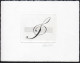 BELGIUM(1989) Treble Clef. Die Proof In Black Signed By The Engraver, Representing The FDC Cachet. Scott No B1088. - Proeven & Herdruk