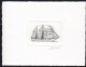 BELGIUM(1995) Sailing Ship Mercator. Die Proof In Black Signed By The Engraver. Scott No 1590.  - Proofs & Reprints