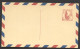 UXC3 Air Mail Postal Card MISSING SKY Mint Vf 1960  - 1941-60