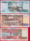 Sao Tome And Principe Set Of 5 Notes: 5000 - 100000 Dobras 2013 P-65-69 UNC - São Tomé U. Príncipe