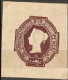 GROSSBRITANNIEN GRANDE BRETAGNE GB 1847-55 VICTORIA EMBOSSED SUFFOLK TELEGRAPH FORM 6 P WITH DATE SG 58 MI 5A YT 5 SN 7 - Ongebruikt