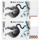 Korean 2000 Yuan 2018 Pyeongchang Winter Olympics 2-piece Commemorative Banknote，booklet - Korea, South