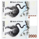 Korean 2000 Yuan 2018 Pyeongchang Winter Olympics 2-piece Commemorative Banknote，booklet - Korea, Zuid