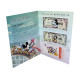 UNC Disneyland Commemorative Banknotes, 2 Copies, 2008 And 2009 Disneyland Commemorative Banknotes With A Booklet - Sets & Sammlungen