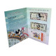 UNC Disneyland Commemorative Banknotes, 2 Copies, 2008 And 2009 Disneyland Commemorative Banknotes With A Booklet - Colecciones Lotes Mixtos