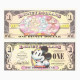 UNC Disneyland Commemorative Banknotes, 2 Copies, 2008 And 2009 Disneyland Commemorative Banknotes With A Booklet - Sets & Sammlungen