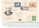 Israël - Lettre Recom De 1949 - Entier Postal - Oblit Rehovat - Exp Vers Tel Aviv - - Storia Postale