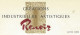 1961 SIGN. Renoir Créations Industrielles Artistiques Menton Alpes Mar. LETTRE PUBLICITE  PHOTO COULEUR CONTRE COLLEE - 1950 - ...