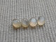 Lot De 4 Cabochons De Pierre De Lune, Taille Ovale 8.20 Carats. CL20 - Maansteen