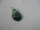 Pendentif En Argent Massif 925, Et Cabochon De Zoisite Naturelle Verte  B856 - Hangers