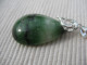 Delcampe - Pendentif En Argent Massif 925, Et Cabochon De Zoisite Naturelle Verte  B856 - Pendants