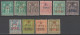 ZANZIBAR - 1894/1897 - TYPE SAGE - YVERT N° 1+1a+2A+8+17+21/23+26+29 * MH - COTE = 269 EUR. - Ungebraucht