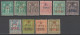 ZANZIBAR - 1894/1897 - TYPE SAGE - YVERT N° 1+1a+2A+8+17+21/23+26+29 * MH - COTE = 269 EUR. - Unused Stamps