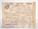 Lettre De Voiture Cachet De Gare FLORENNES CENTRAL 1936 - Entete Ch. Dubois , Bois De Mines à ROMEDENNE   --  B2/100 - Andere & Zonder Classificatie