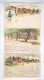 EXPOSITION BRUXELLES 1897 - 3 X  Carte-Vue Litho KERMESSE Circulées ( 1 X MONT ST GUIBERT)  --  OO/725 - Andere & Zonder Classificatie