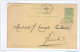 Entier Postal AMBULANT ARLON - BRUXELLES 2  1901 Origine GEMBLOUX  - Expéditeur Cassart - De Fernelmont  --  B5/528 - Bahnpoststempel
