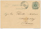 Entier Postal Lion Couché LOVENDEGEM 1887 -  Boite Urbaine HO (?)  -  B9/409 - Landelijks Post