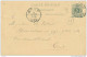 Entier Postal Lion Couché LANDEGEM 1894 -  Boite Urbaine HG  -  B9/408 - Correo Rural