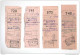 4 Talons Et 1 Lettre De Voiture Cachets De Gare WATERLOO 1941/1948   --  B8/412 - Andere & Zonder Classificatie