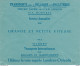 XX736 -  Lettre TP Képi OOSTENDE 1933 - Entete Et Verso Publicitaire De Ridder Fils , Agence En Douane , Transports - 1931-1934 Kepi