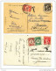 4 Cartes TP Cérès / Mercure Taxées En 1932/1935 , Dont 20 C , 30 C Et 50 C --  WW853 - 1932 Ceres Y Mercurio