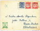 ESPERANTO - BELGIUM - Lettre TP Export CHARLEROI 1949 + 2 Vignettes Différ. Etoile Verte Vers CESKOSLOVENKO  -- C1/797 - Esperanto