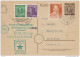 ESPERANTO - DEUTSCHLAND - Carte Entier Postal Cachet Etoile Verte GEISLINGEN 1947 Vers AMSTERDAM  -- C1/788 - Esperanto