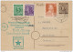 ESPERANTO - DEUTSCHLAND - Carte Entier Postal Cachet Etoile Verte GEISLINGEN 1947 Vers AMSTERDAM  -- C1/788 - Esperánto