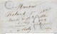 377/27 - Lettre Non Affranchie NOUVION En THIERACHE 1851 Vers ROLY Par MARIEMBOURG - Entrée FRANCE Par MONS - Doorgangstempels