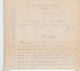 ZZ891 - IMPRIME TP Armoiries HUY Nord 1903 - Cachet Et Texte Garde Civique De HUY - Etat-Major - Lettres & Documents