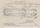 ZZ884 - Carte De Service Permissionnaires Et Réservistes 1906 - Administration Communale De FARCIENNES Vers HAM S/SAMBRE - Brieven En Documenten