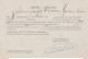 ZZ885 - Carte De Service Permissionnaires Et Réservistes 1901 - Administration Communale De NAMUR Vers HAM S/SAMBRE - Cartas & Documentos