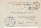 ZZ887 - Carte De Service Permissionnaires Et Réservistes 1907 - Administration Communale MARTELANGE Vers VIRTON - Cartas & Documentos