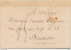 ZZ873 - Lettre Précurseur MONS 1834 Vers Bruxelles - Verso Cachet ARMEE BELGE - Signé Le Général De Division Daine - Cartas & Documentos