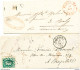 110/26 - Lettre + Contenu TP 30 Points 387 WALCOURT 1872 - Boite Rurale AS - Origine Manuscrite THY LE CHATEAU - Posta Rurale