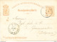 YY656 - Entier Postal Luxembourg DIEKIRCH 1878 Vers GRAMMONT - Marque De Passage Luxembourg Par Ambt Brux-Arl. - Doorgangstempels